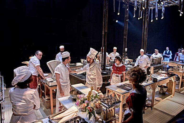 Los actores de la Cocina, del CDN, en un momento de la obra Los actores de la Cocina, del CDN, en un momento de la obra