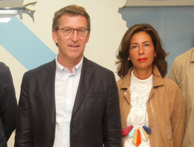 Diaz Mouteira con Núñez Feijoo Diaz Mouteira con Núñez Feijoo