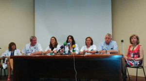Algunos de los representantes sindicales del ámbito sanitario de Albacete Algunos de los representantes sindicales del ámbito sanitario de Albacete