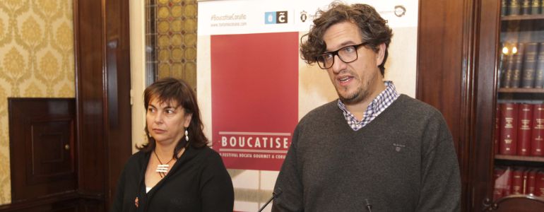 Rueda de prensa de Boucatise en A Coruña Rueda de prensa de Boucatise en A Coruña
