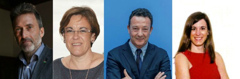 Mauricio Valiente, Purificación Causapié, Íñigo Henríquez de Luna y Sofía Miranda de Ciudadanos Mauricio Valiente, Purificación Causapié, Íñigo Henríquez de Luna y Sofía Miranda de Ciudadanos