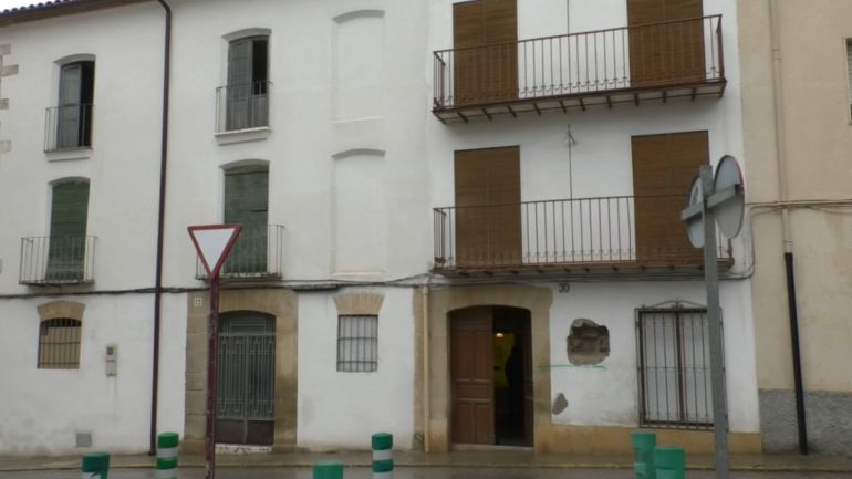 Fachada de la casa que esconde el hallazgo de la portada de Andrés de Vandelvira Fachada de la casa que esconde el hallazgo de la portada de Andrés de Vandelvira