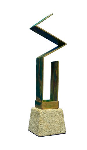 Estatuilla del premio SERenidade, obra del escultor Luis Loureiro Estatuilla del premio SERenidade, obra del escultor Luis Loureiro