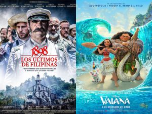 "1889: lo últimos de Filipinas" y "Vaiana" "1889: lo últimos de Filipinas" y "Vaiana"