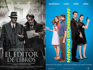 Carteles de "El editor de libros" y "Las apriencias engañan" Carteles de "El editor de libros" y "Las apriencias engañan"