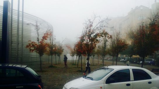 La niebla cubre Badajoz La niebla cubre Badajoz