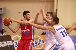 Domagoj Proleta, en un partido con la selección de Croacia Domagoj Proleta, en un partido con la selección de Croacia