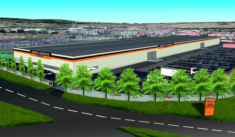 Recreación virtual del nuevo centro logístico Recreación virtual del nuevo centro logístico