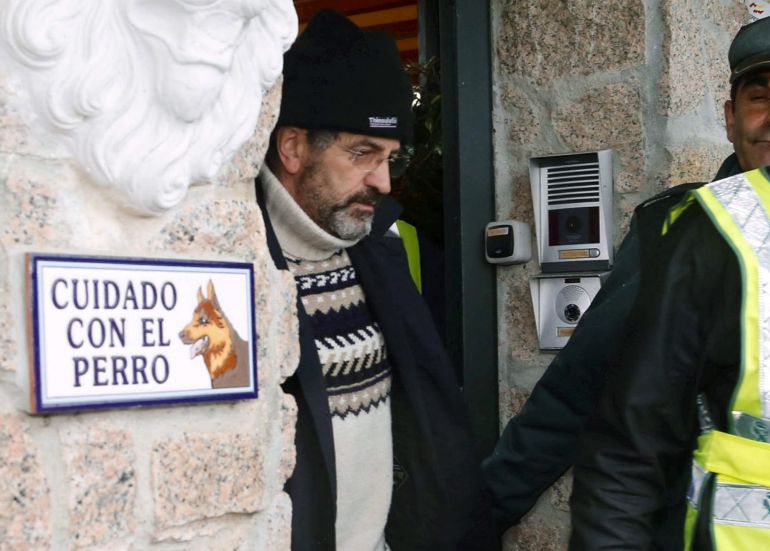 El líder de los "miguelianos", Miguel Rosendo, en el momento de su detención. El líder de los "miguelianos", Miguel Rosendo, en el momento de su detención.