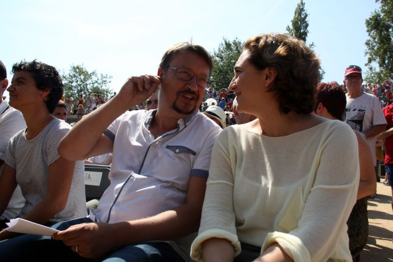 Ada Colau va confiar en Xavier Domènech per pilotar la creació del nou partit Ada Colau va confiar en Xavier Domènech per pilotar la creació del nou partit