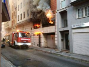 Incendio en el Foster Hollywood Incendio en el Foster Hollywood