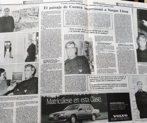 Entrevista publicada en La Gaceta Conquense. Entrevista publicada en La Gaceta Conquense.