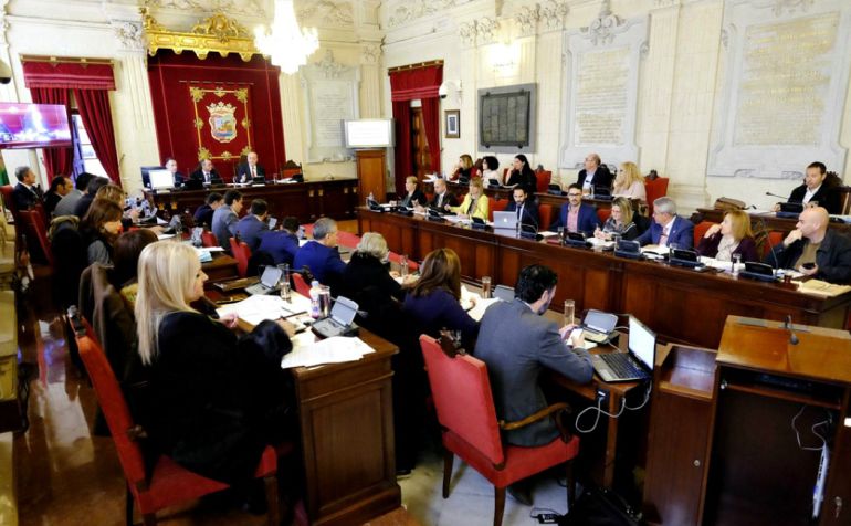 Pleno municipal de diciembre en el ayunrtamiento de Málaga Pleno municipal de diciembre en el ayunrtamiento de Málaga
