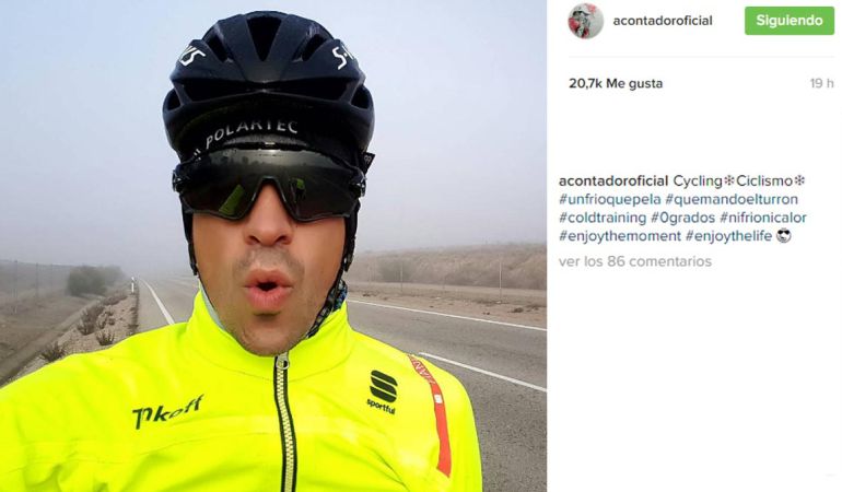 Alberto Contador sigue preparándose para la siguiente temporada Alberto Contador sigue preparándose para la siguiente temporada