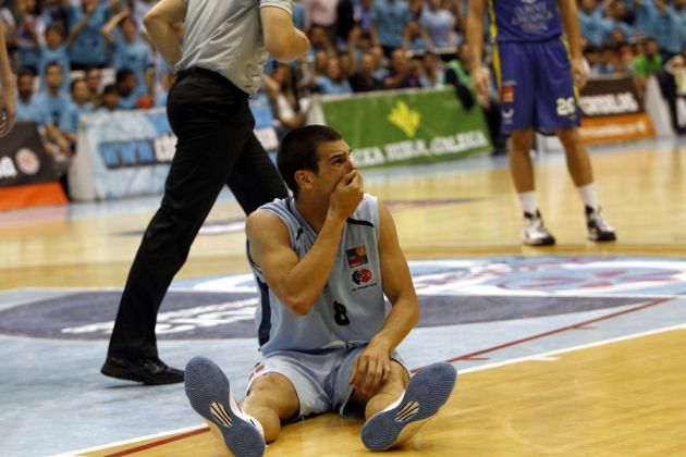 Álex Llorca en un partido del play-off ante el COB Álex Llorca en un partido del play-off ante el COB