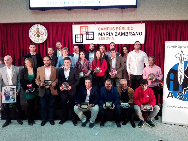 Premiados en la Gala del Deporte Segoviano Premiados en la Gala del Deporte Segoviano