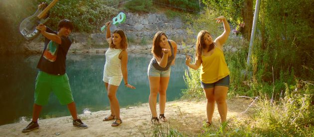 Rostra, Maries, Ángela y Bea. Rostra, Maries, Ángela y Bea.