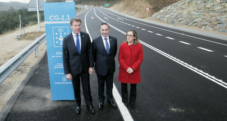 Feijóo inaugurando el tramo del Costa Norte entre Viveiro - Xove Feijóo inaugurando el tramo del Costa Norte entre Viveiro - Xove