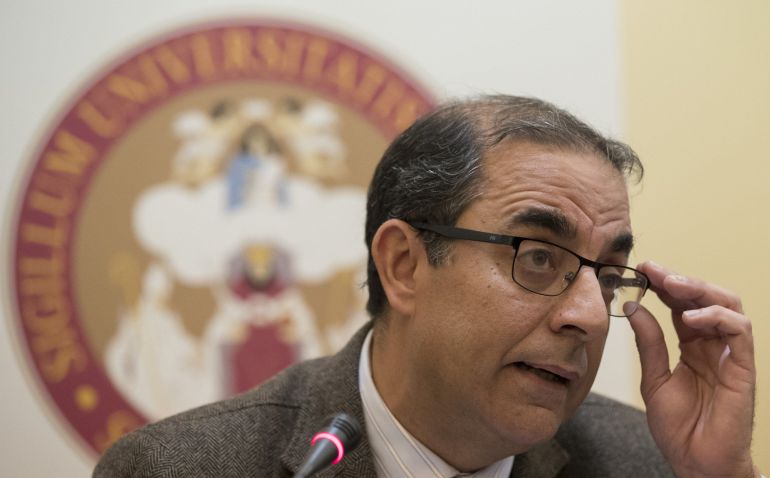 Miguel ángel Castro, rector de la Universidad de Sevilla Miguel ángel Castro, rector de la Universidad de Sevilla