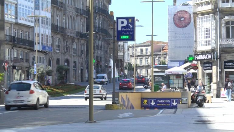 El parking de Porta do Sol en Vigo permanece cerrado desde hace más de quince meses. El parking de Porta do Sol en Vigo permanece cerrado desde hace más de quince meses.