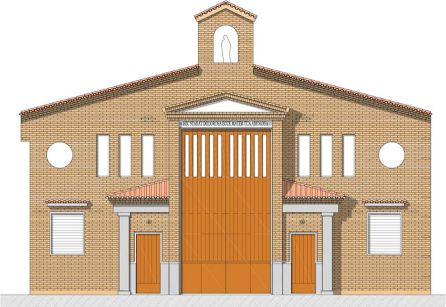 Proyecto de la nueva puerta de salida de la hermandad de la Lanzada en la parroquia de los Dolores Proyecto de la nueva puerta de salida de la hermandad de la Lanzada en la parroquia de los Dolores