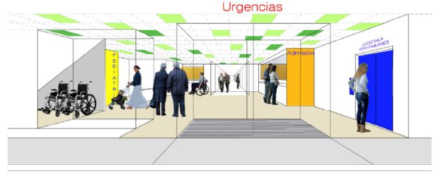 Acceso principal de las urgencias del hospital Virgen de la Salud Acceso principal de las urgencias del hospital Virgen de la Salud