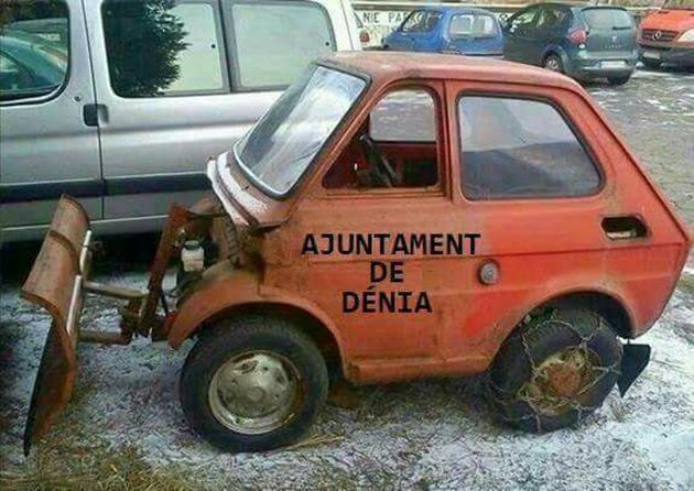 Un quitanieves para Denia Un quitanieves para Denia