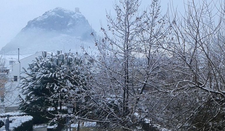 Imagen de Pruna esta mañana Imagen de Pruna esta mañana