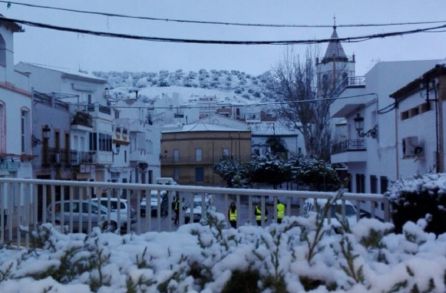 Ola de frío en la provincia de Sevilla: Nieve en la provincia Ola de frío en la provincia de Sevilla: Nieve en la provincia