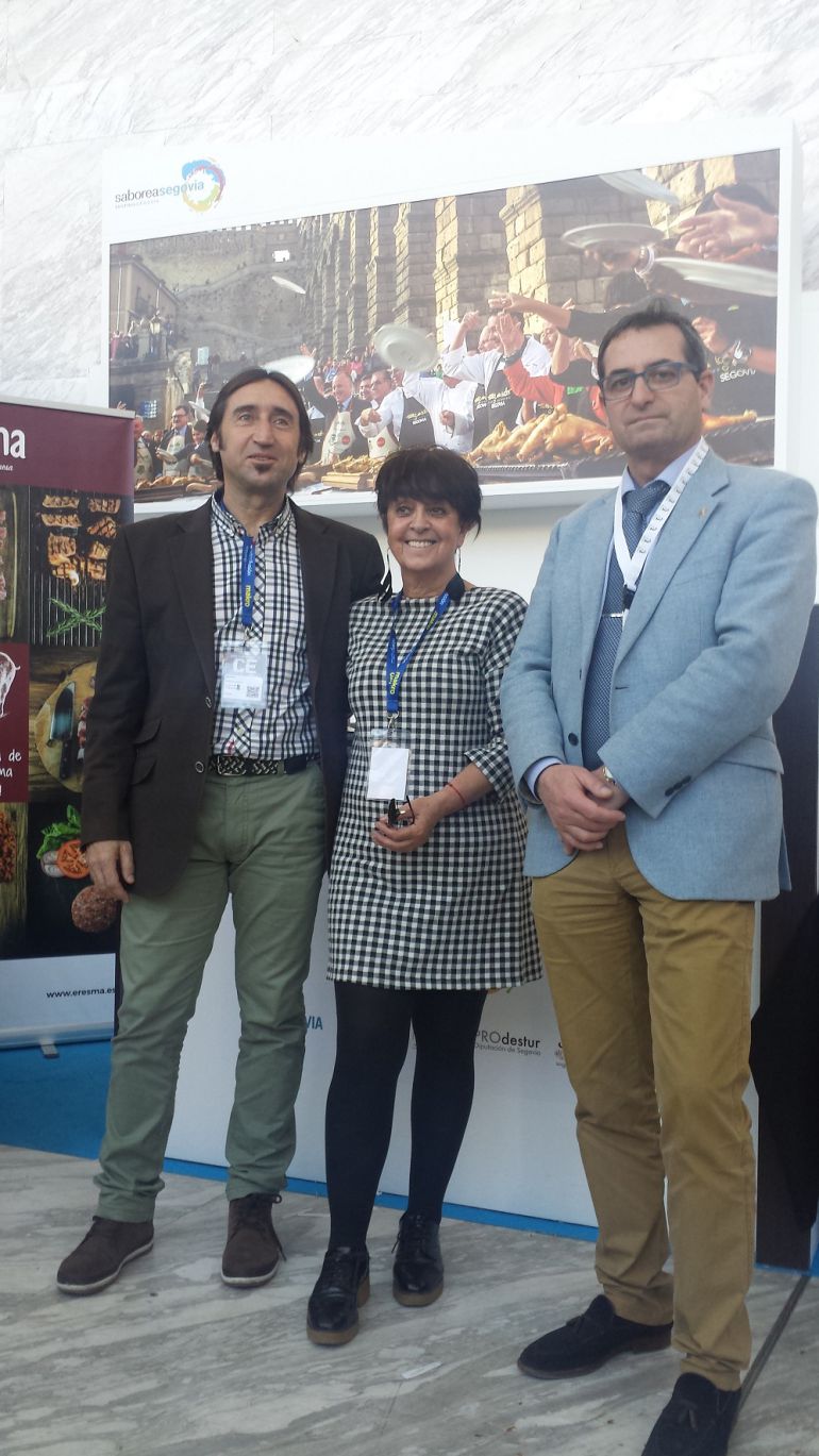 Representantes de las instituciones segovianas y asociaciones en Saborea España Representantes de las instituciones segovianas y asociaciones en Saborea España