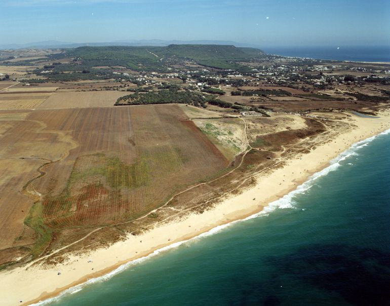 Playa de Mangueta, donde se halló el cadáver del niño Playa de Mangueta, donde se halló el cadáver del niño