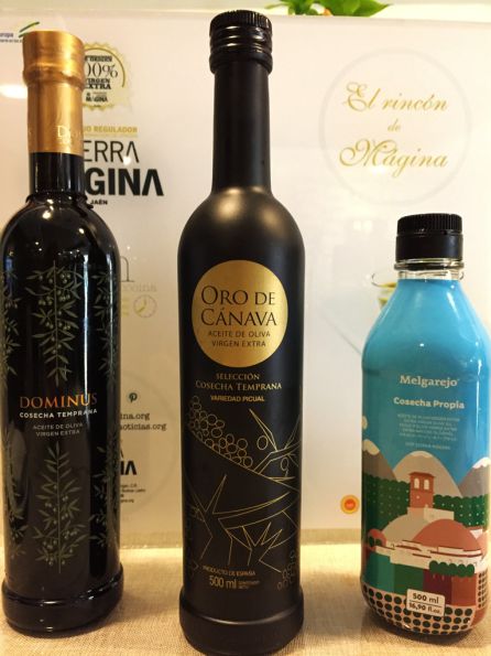 Los tres aceites premiados Los tres aceites premiados