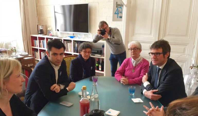 El alcalde de Vitoria, recibido por el primer edil de la ciudad francesa de Angulema El alcalde de Vitoria, recibido por el primer edil de la ciudad francesa de Angulema