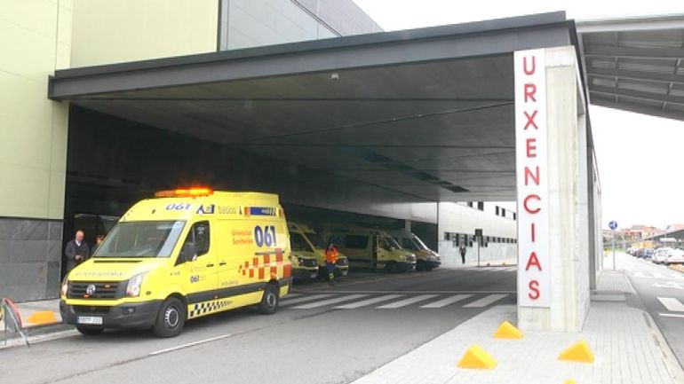 Entrada de urgencias en el hospital Álvaro Cunqueiro de Vigo. Entrada de urgencias en el hospital Álvaro Cunqueiro de Vigo.