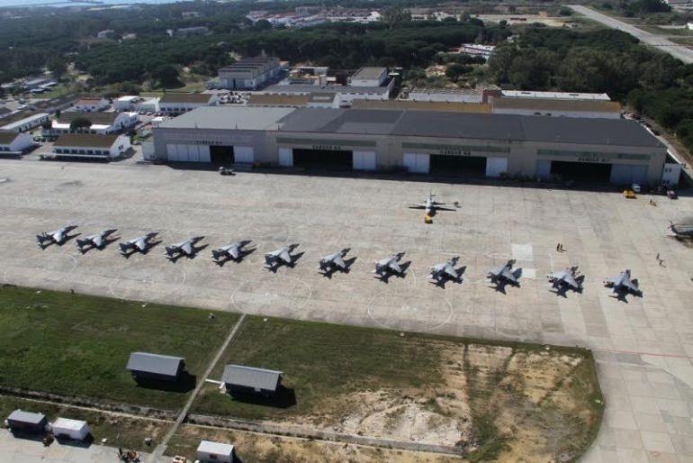 Imagen del aeropuerto de la Base de Rota Imagen del aeropuerto de la Base de Rota
