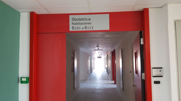 Planta sexta en la reforma del antiguo hospital de Traumatología de Granada Planta sexta en la reforma del antiguo hospital de Traumatología de Granada
