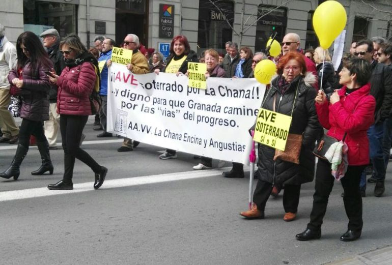 Manifestación en contra del aislamiento ferroviario. Manifestación en contra del aislamiento ferroviario.