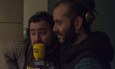 Pedro Wichard y Paco Lagoa, comentaristas Concurso de Murgas Carnaval de Badajoz 2017 Pedro Wichard y Paco Lagoa, comentaristas Concurso de Murgas Carnaval de Badajoz 2017