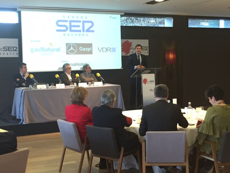Albert Rivera, durante su intervención en el FORO SER NAVARRA Albert Rivera, durante su intervención en el FORO SER NAVARRA