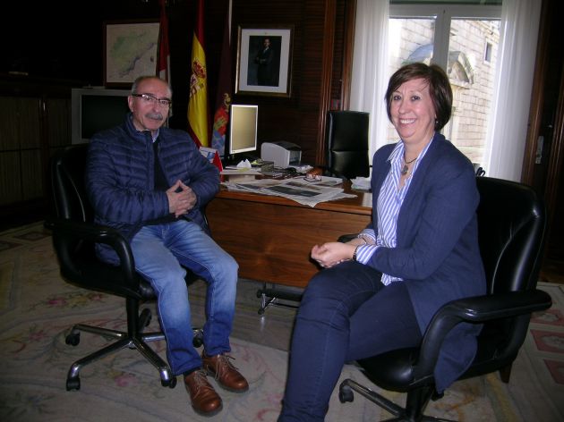 Alfredo Matesanz junto a la Subdelegada del Gobierno Pilar Sanz Alfredo Matesanz junto a la Subdelegada del Gobierno Pilar Sanz