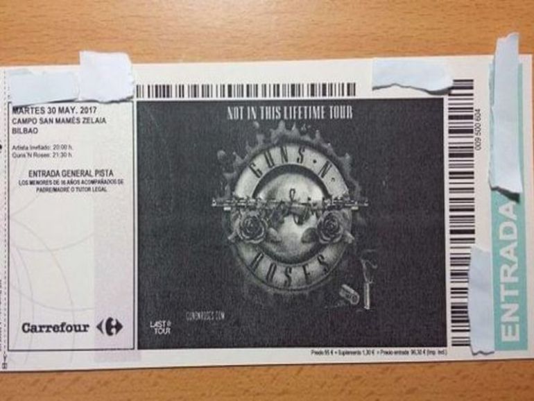 Casi 2.000 bizkainos se apuntan en 2 horas al sorteo para Guns N'Roses Casi 2.000 bizkainos se apuntan en 2 horas al sorteo para Guns N'Roses