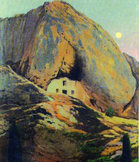 Cueva de la bruja, Rusiñol. 1916. Cueva de la bruja, Rusiñol. 1916.