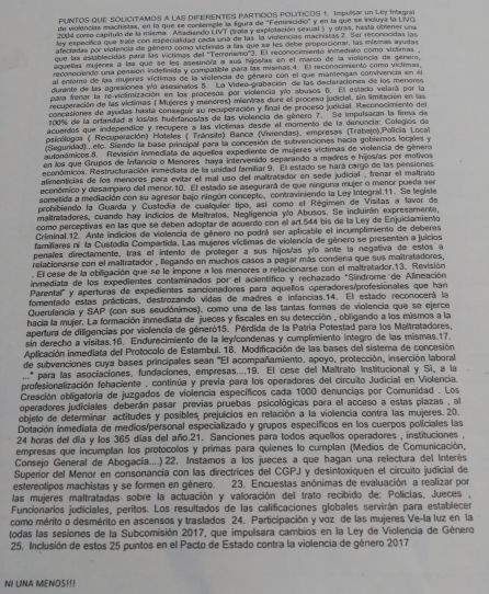 Las 25 propuestas de la Asociación Ve-la luz. Las 25 propuestas de la Asociación Ve-la luz.