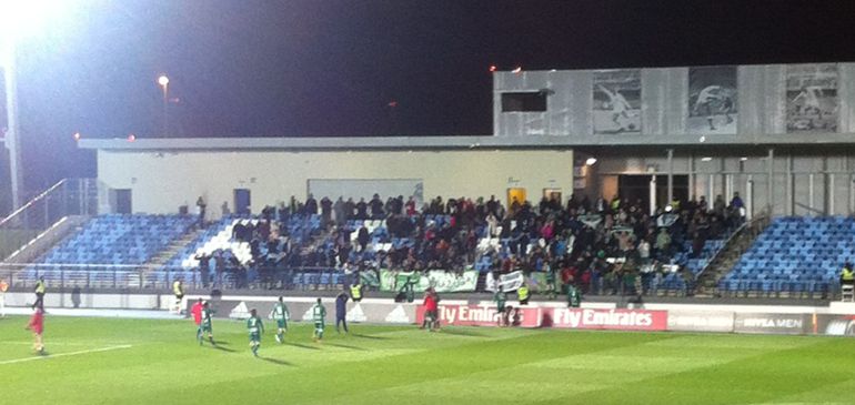 Aficionados del Toledo en el último desplazamiento de su equipo a la Ciudad Real Madrid Aficionados del Toledo en el último desplazamiento de su equipo a la Ciudad Real Madrid