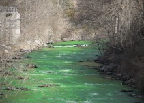 Alerta por el agua verde en el río Valira