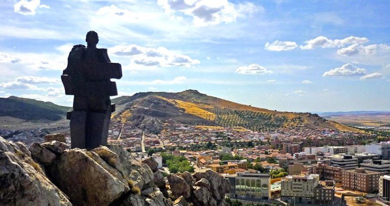 Panorámica de Puertollano desde el Cerro de Santa Ana Panorámica de Puertollano desde el Cerro de Santa Ana