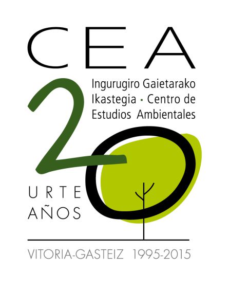 El Centro de Estudios Ambientales ha cumplido ya más de 20 años como organismo autónomo municipal. La misión del CEA es velar por la sostenibilidad de Vitoria-Gasteiz, impulsando el desarrollo sostenible del municipio en su integridad y entendiendo éste no como un ente aislado, sino vinculado a su biorregión, la Llanada Alavesa. Su ámbito de actuación es multidisciplinar, y ha sido clave a la hora de situar a Vitoria-Gasteiz como referente “verde” en el sur de Europa. El Centro de Estudios Ambientales ha cumplido ya más de 20 años como organismo autónomo municipal. La misión del CEA es velar por la sostenibilidad de Vitoria-Gasteiz, impulsando el desarrollo sostenible del municipio en su integridad y entendiendo éste no como un ente aislado, sino vinculado a su biorregión, la Llanada Alavesa. Su ámbito de actuación es multidisciplinar, y ha sido clave a la hora de situar a Vitoria-Gasteiz como referente “verde” en el sur de Europa.