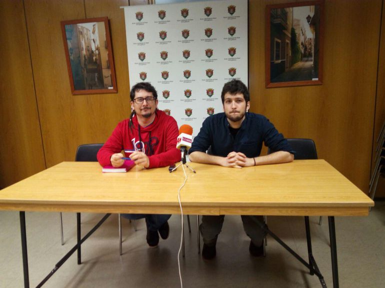 El concejal de Sí Podem, Sergui Cremades, y el diputado de Podem en las Cortes Valencianas, Antonio Estañ El concejal de Sí Podem, Sergui Cremades, y el diputado de Podem en las Cortes Valencianas, Antonio Estañ