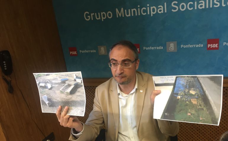 El portavoz del Psoe en el ayuntamiento de Ponferrada, Olegario Ramón El portavoz del Psoe en el ayuntamiento de Ponferrada, Olegario Ramón