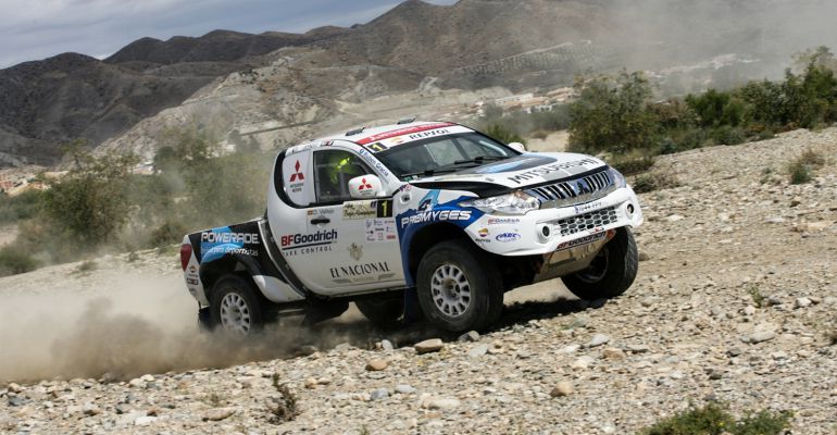 Un todoterreno durante el rally celebrado el año pasado. Un todoterreno durante el rally celebrado el año pasado.